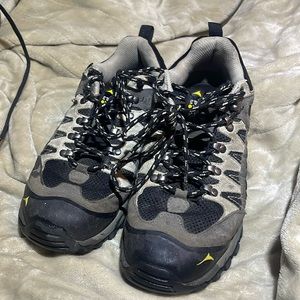 Pacific Mountain Crater Men's Hiking Backpacking Low-Cut Grey/Black/White Shoes